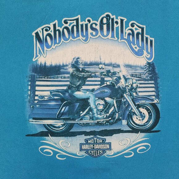 *Rare* Ladies Nobodies Ol' Lady Harley Tee Shirt - Picture 2 of 8